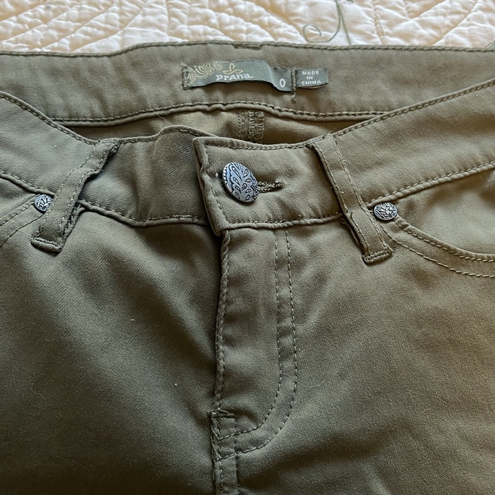 Prana Olive Slim Cargo Skinny Pants - Picture 3 of 10